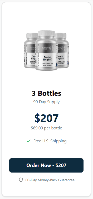 dentalbright 3 bottles price
